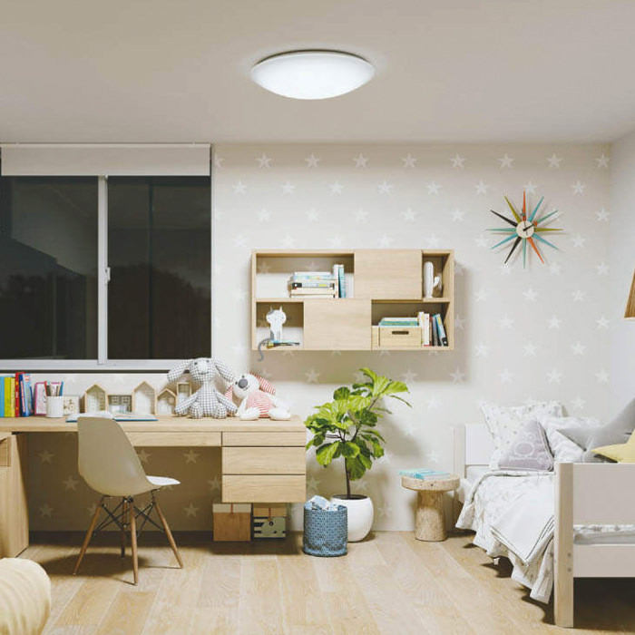 子供部屋向 昼白色シーリング8畳 リモコン付 太陽光スペクトルled インテリア照明の通販 照明のライティングファクトリー