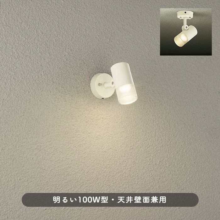 エクステリアスポットライト 防雨型・100W相当形｜ホワイト インテリア照明の通販 照明のライティングファクトリー